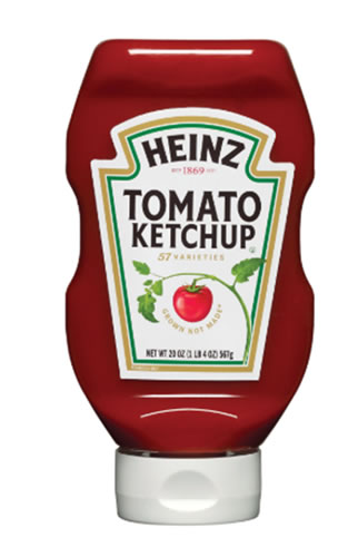 Heinz ketchup label