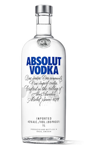 Absolut Vodka Label