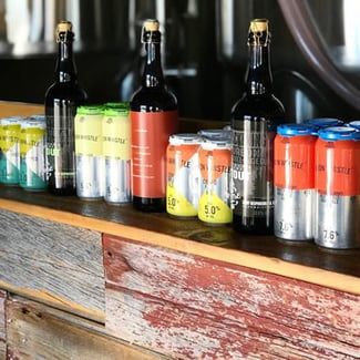 Beer can labels
