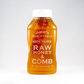 clear honey labels