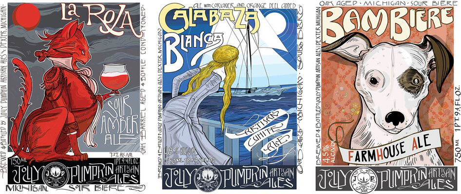 Jolly Pumpkin Labels