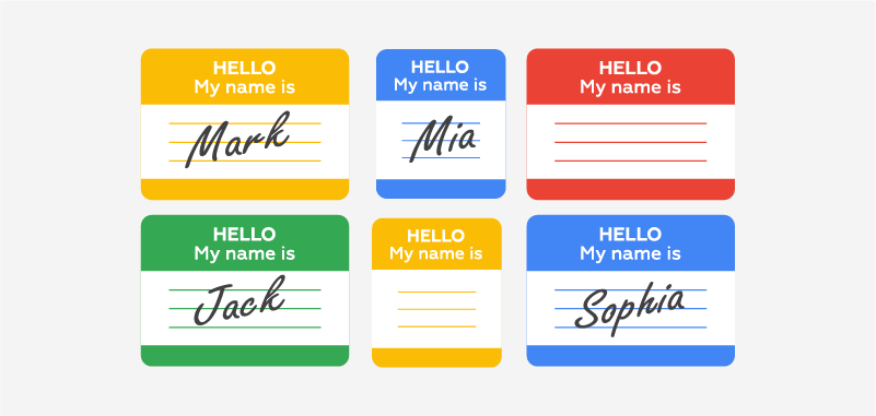 Printing name labels in word