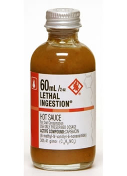 Lethal Ingestion Label