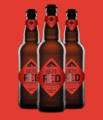 Skye Red Beer Label