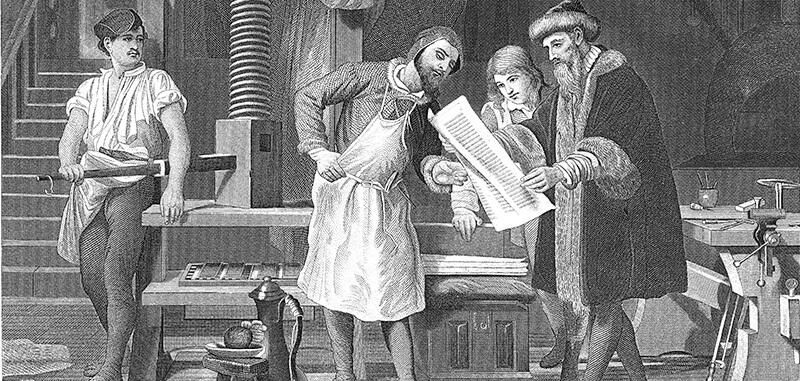 A Brief History of Printing Presses – Part 2: Gutenberg